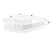 Фильтр салона MANN-FILTER CU 3172/1